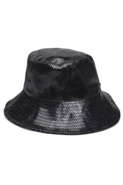 Catarzi Kadın Siyah Desenli Deri Şapka 57 EU(125149275)