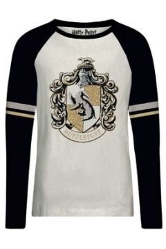T-shirt Cotton Division T-shirt Femme Harry Potter - Hufflepuff Gold Glitter(127993365)