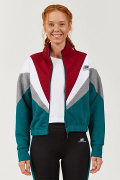 Skechers High Vibes 2 W Colorblock Fleece Sweatshirt(125057425)